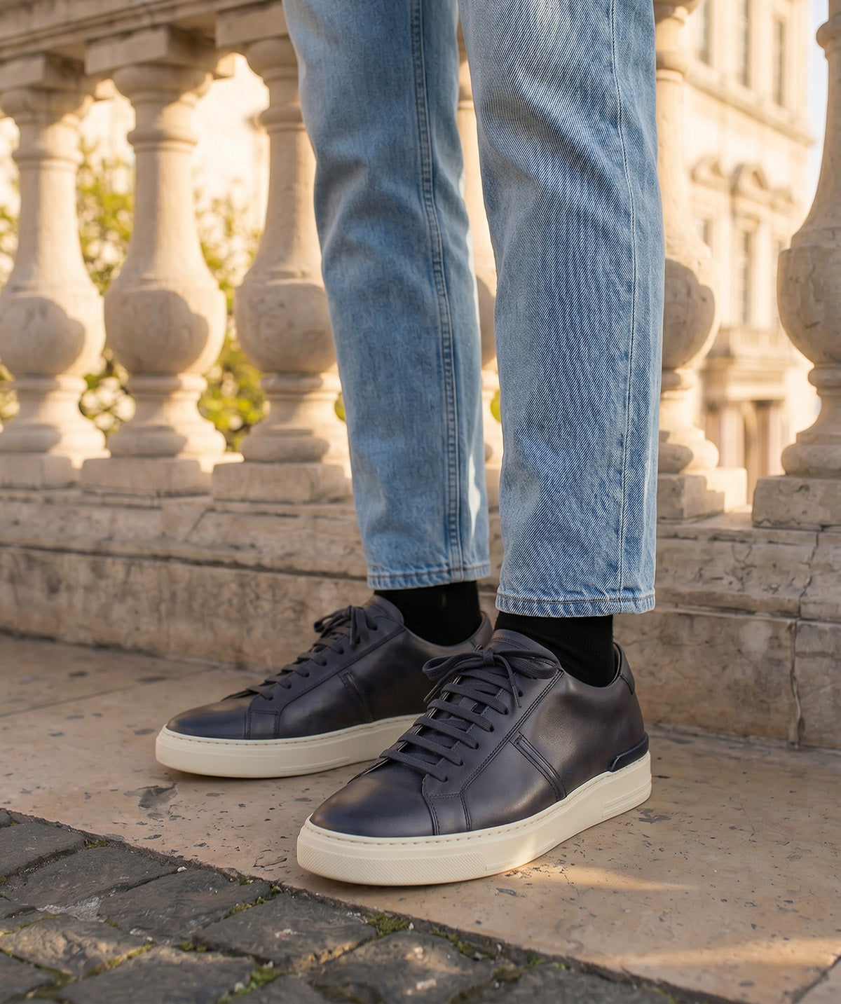 Sneakers RIVA Gris Patiné