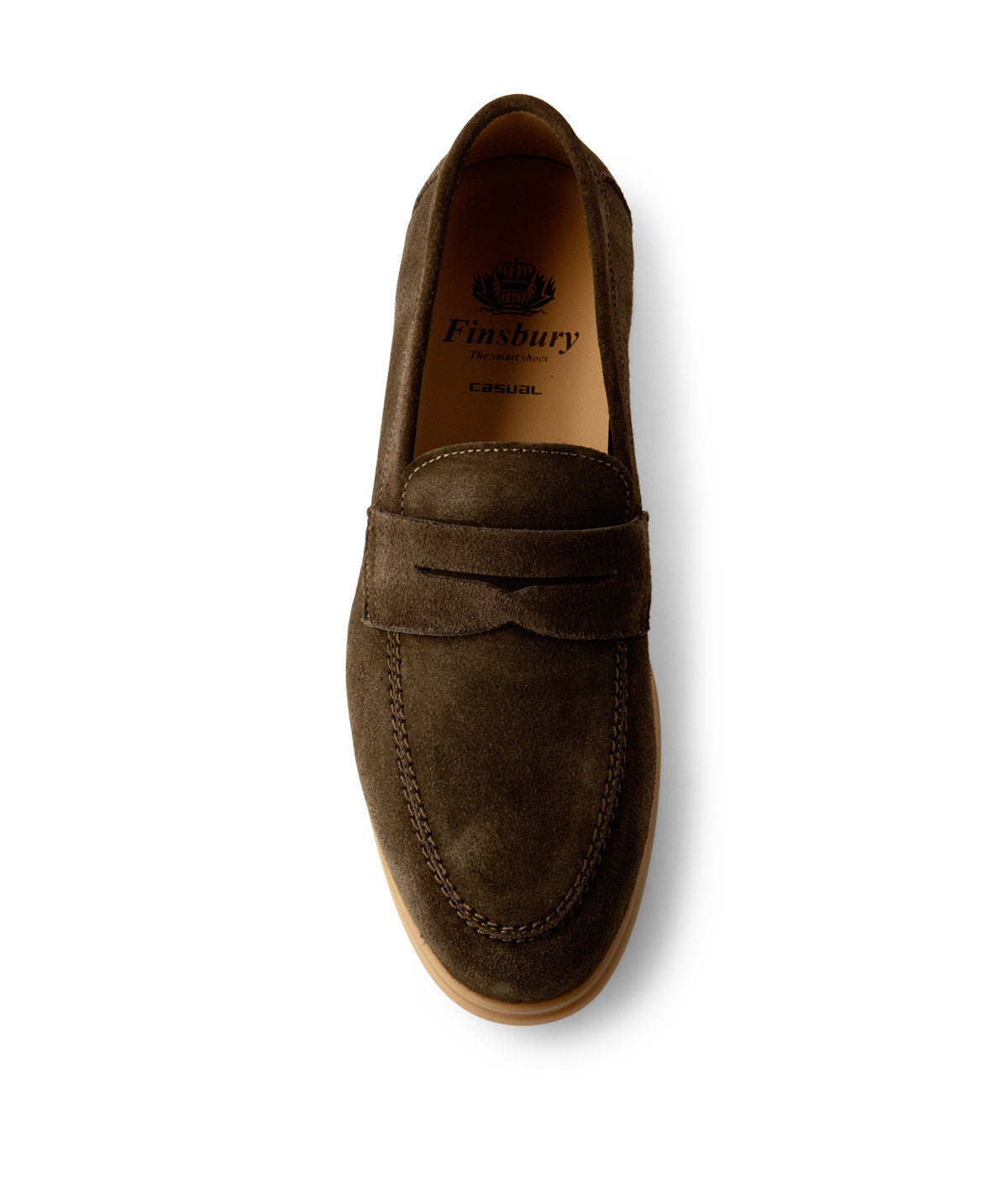 Mocassin PORTOBELLO Daim Olive Sombre